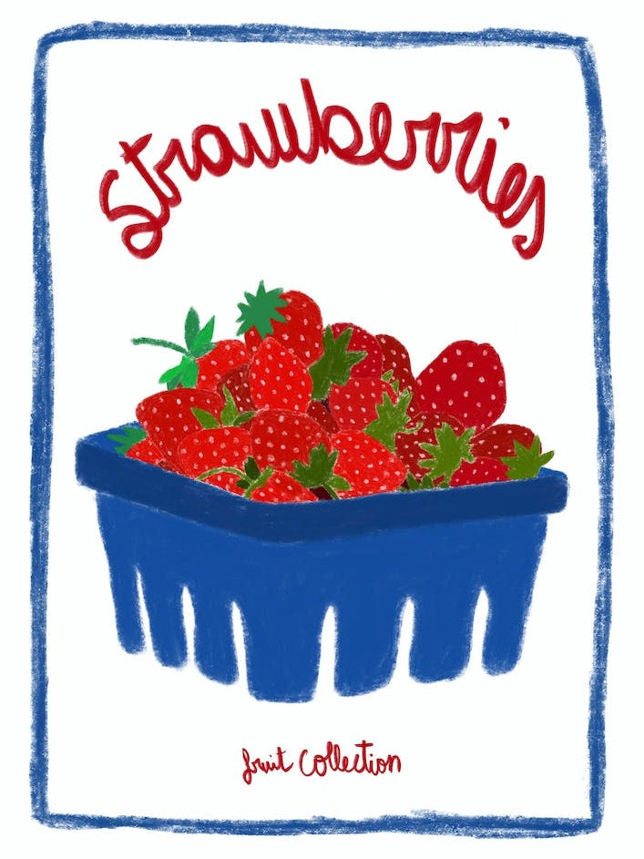 Strawberries Fruit Collection