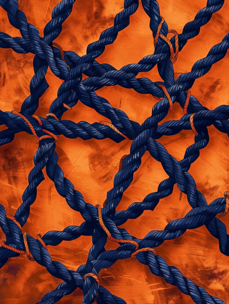 Orange And Blue Ropes