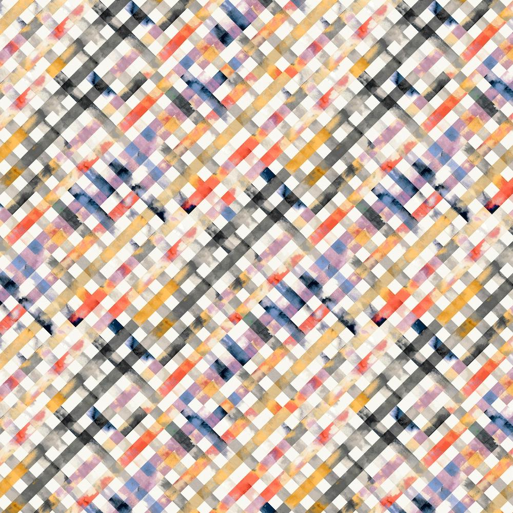 Vichy Black Yellow Square