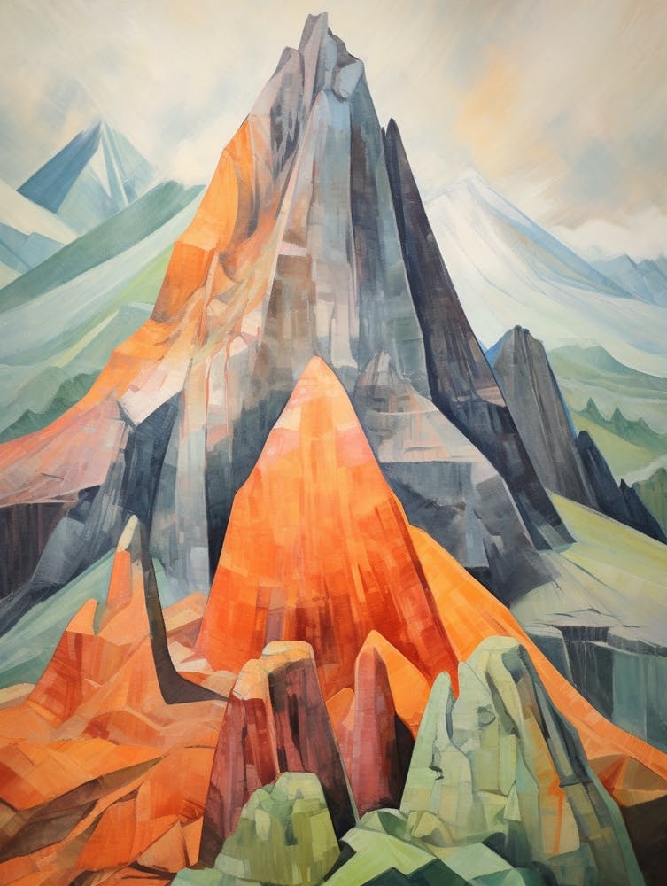 Puncak Jayacarstensz Pyramid Indonesia 2 Mountain Painting