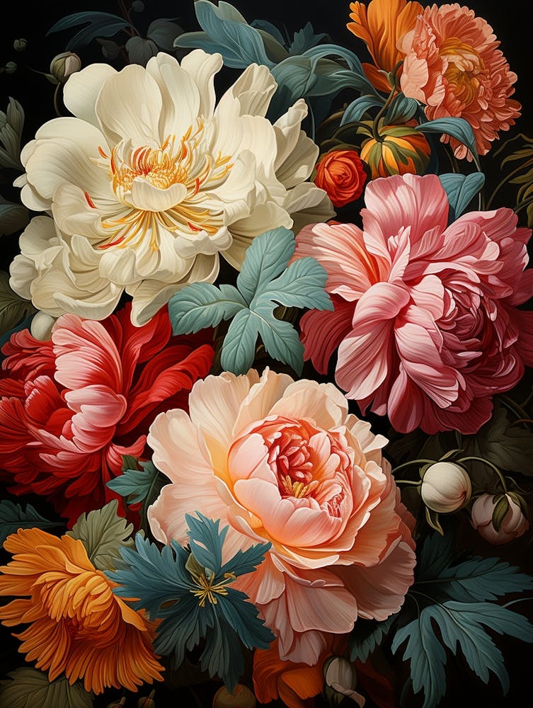 Fleurs dans un vase 25