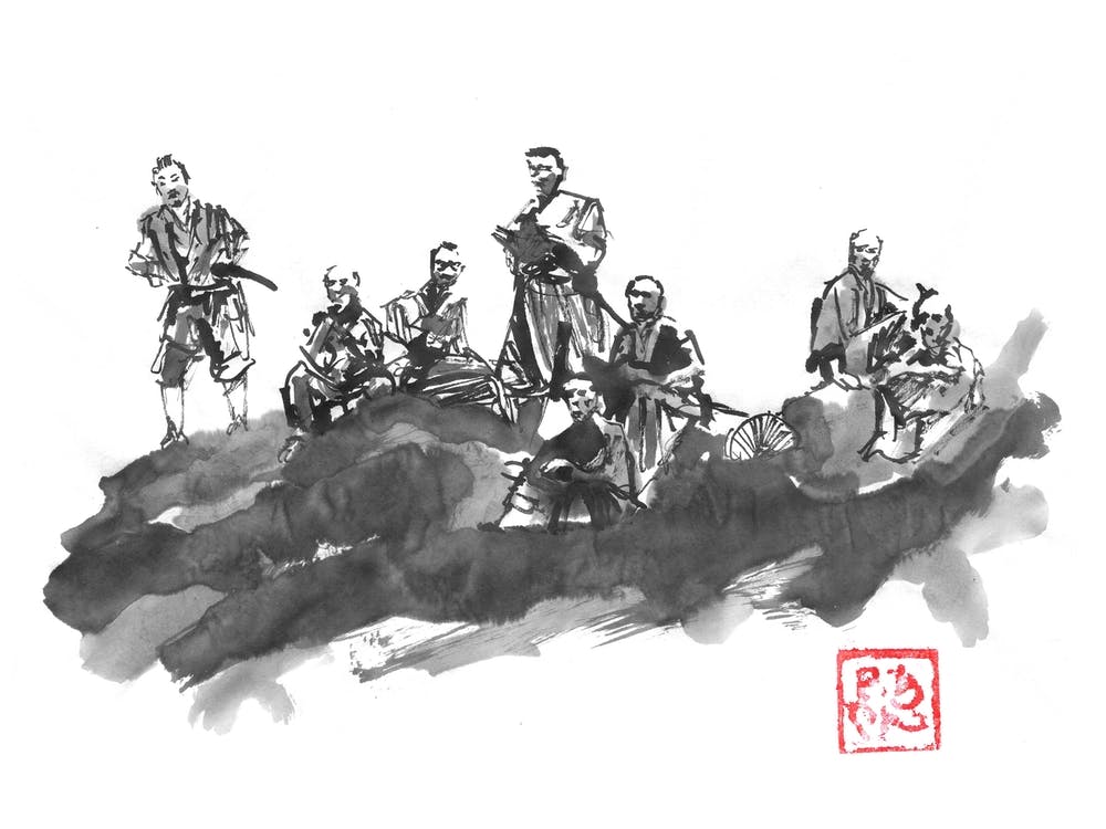 Bench Of Samurai