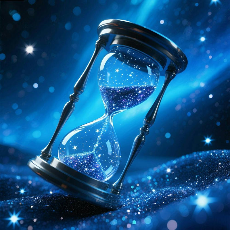 Hourglass With Stars