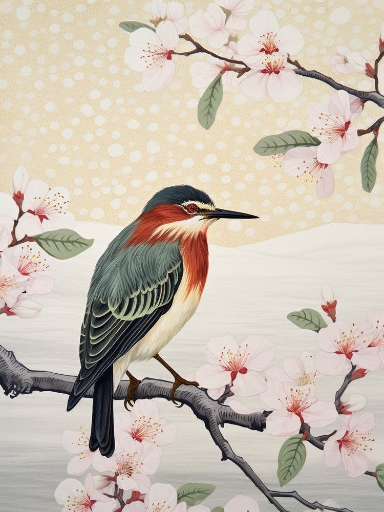 Bird Illustration Green Heron 3