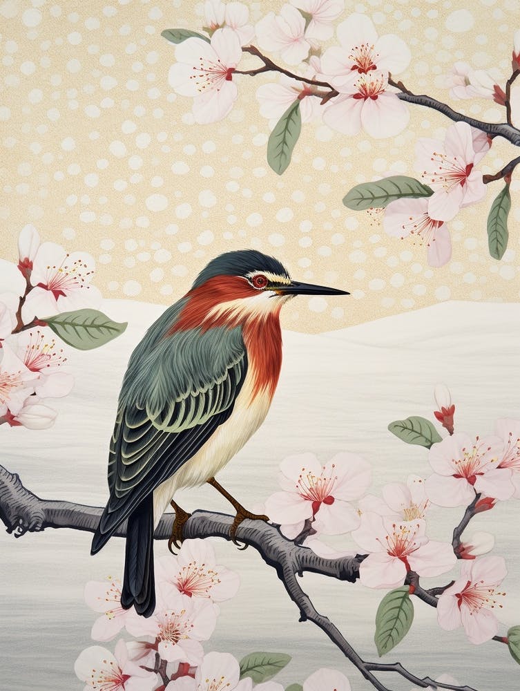 Bird Illustration Green Heron 3