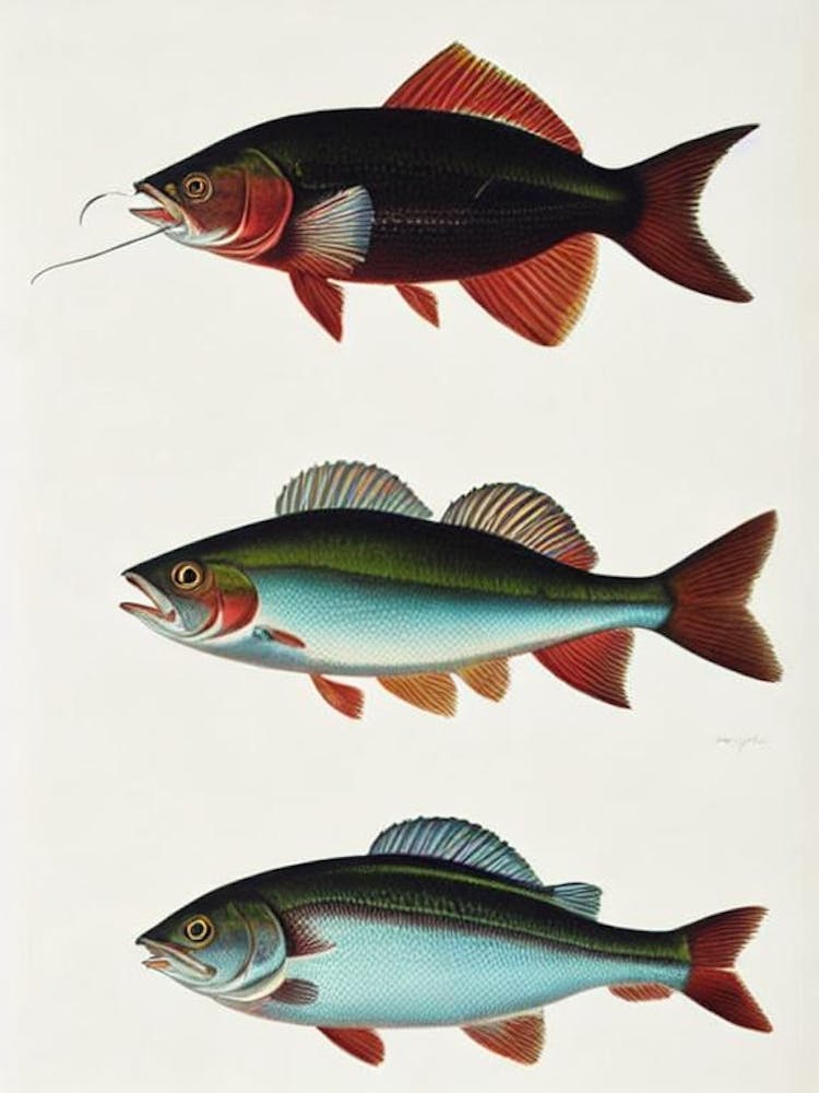 Hake Vintage Poster