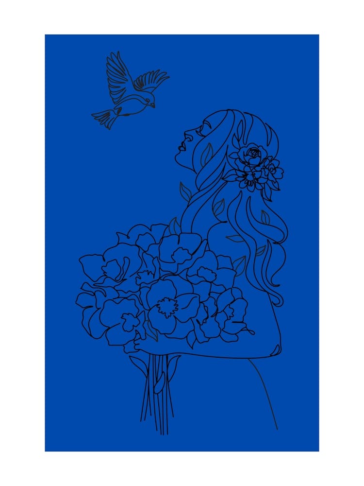 Bride With Birds