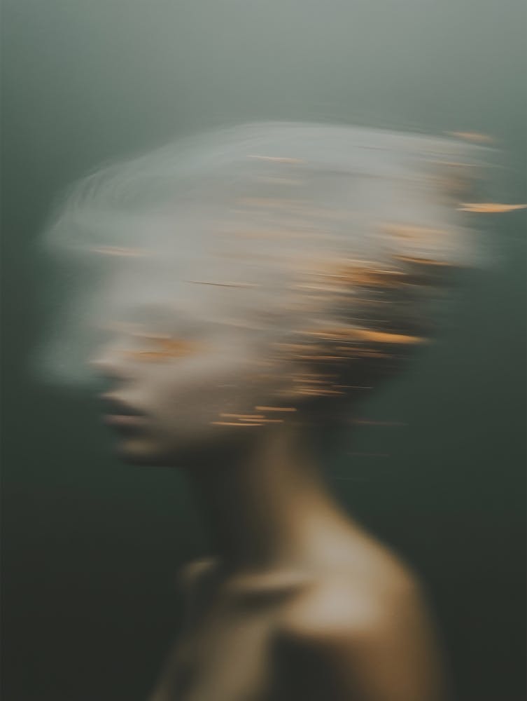 Surreal 0005 Surreal Poster 0008 Surreal Human 0005 Bp6586 A Woman And Falling Leaves Experimental Dark Aesthetic 6f7a8