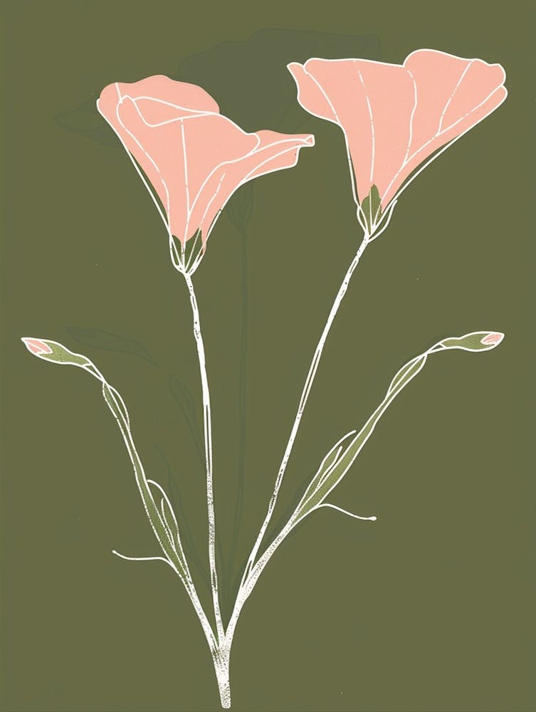 Pink & Green Lisianthus 1