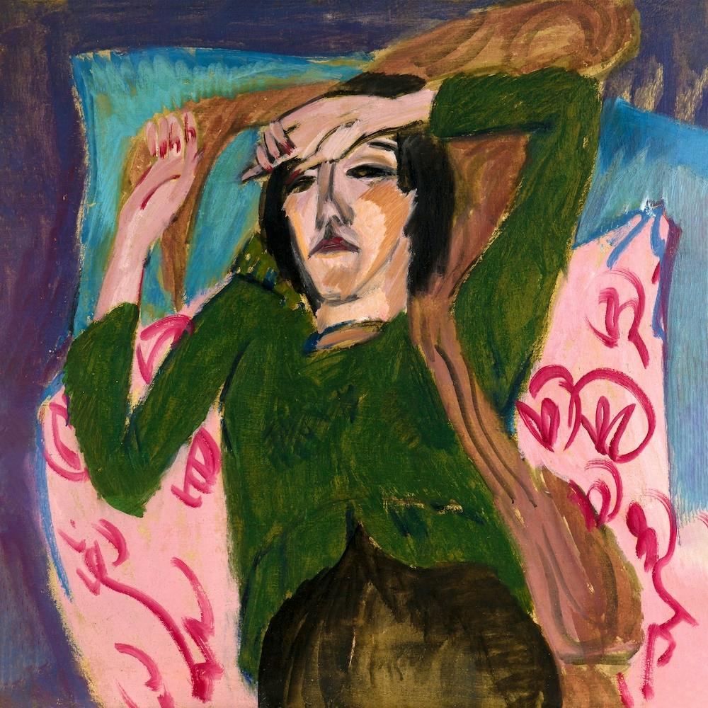 Woman In The Green Blouse, Ernst Ludwig Kirchner