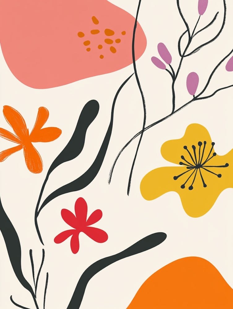 Abstract Floral Painting 18
