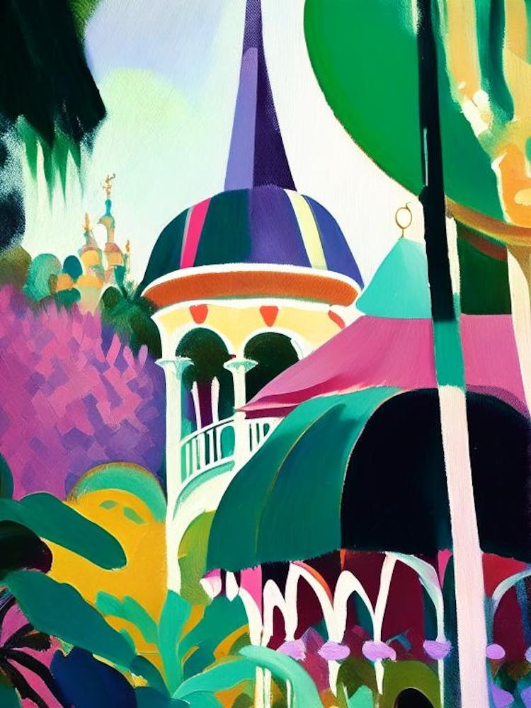 Tivoli Gardens, 1, Italy Abstract Still Life