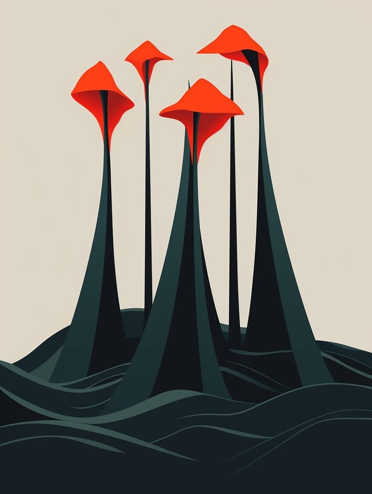 Frog Minimalist Abstract 1