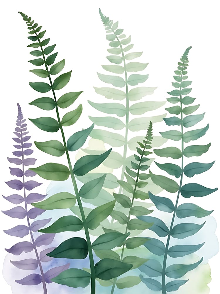 Abstract Botanical Print For Home Styling