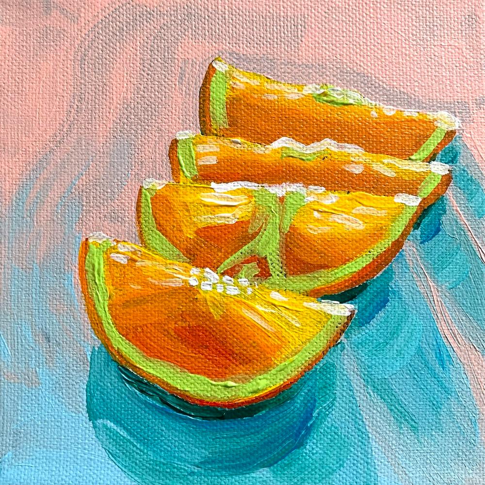 Orange Slices Square