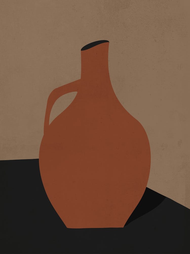 Minimalist Ceramic Vase Neutral 2