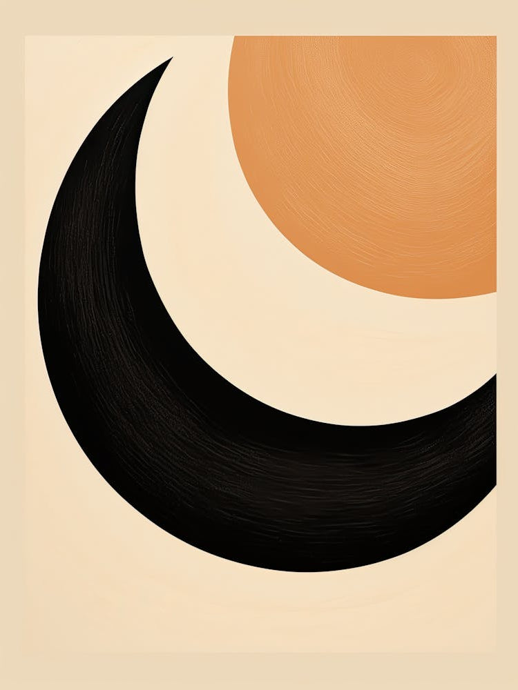 Mid-Century Mystical Moon