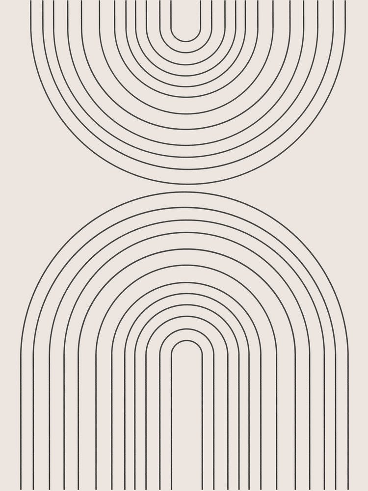 Arch Minimalist beige and Black