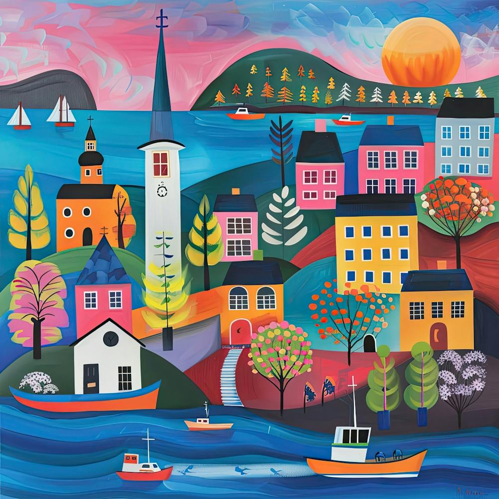 Kinder Reiseillustration Helsinki 2