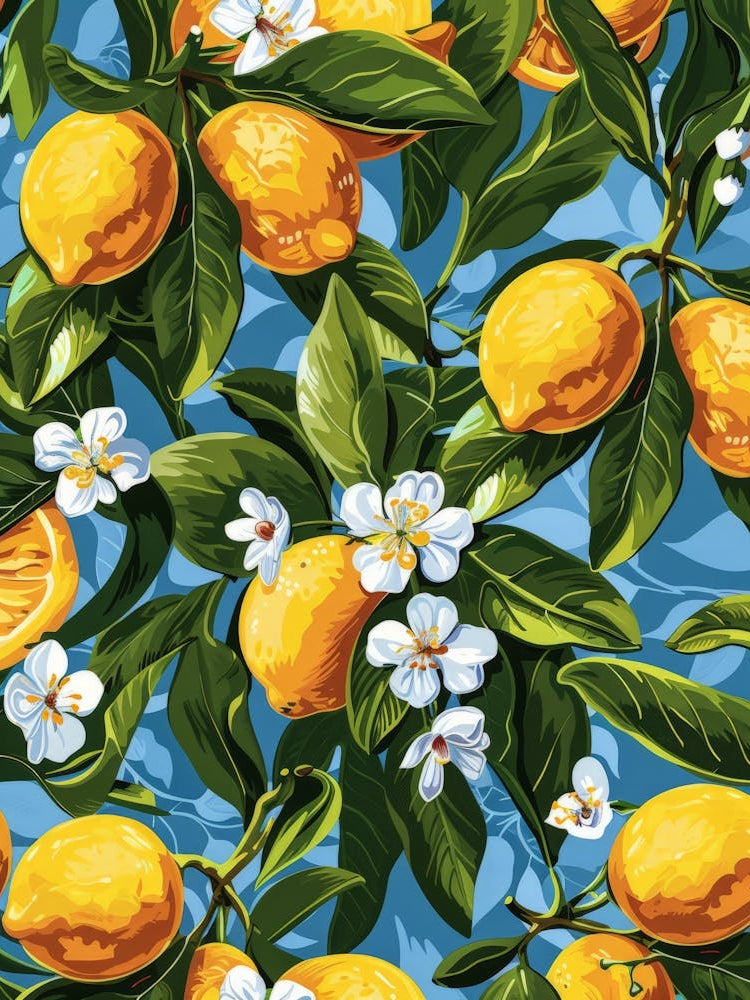 Lemons And Flowers 1