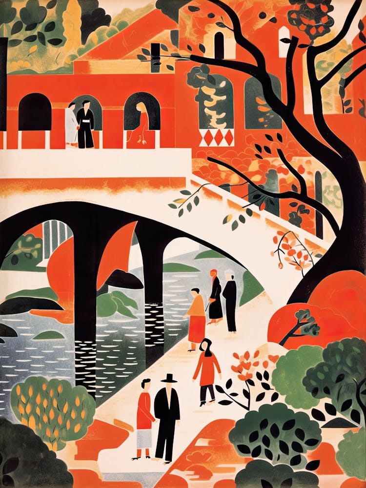 Ponte Dom Luis, Portugal Colourful 2