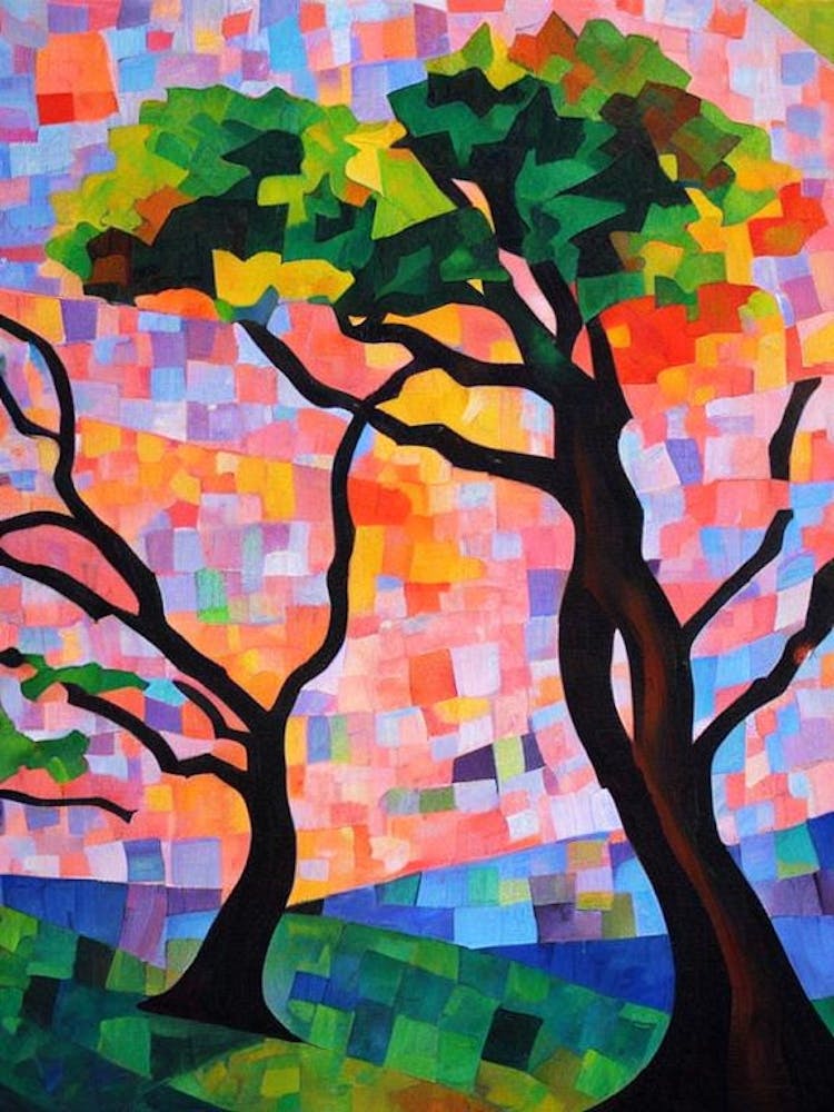 Black Walnut Tree Cubist
