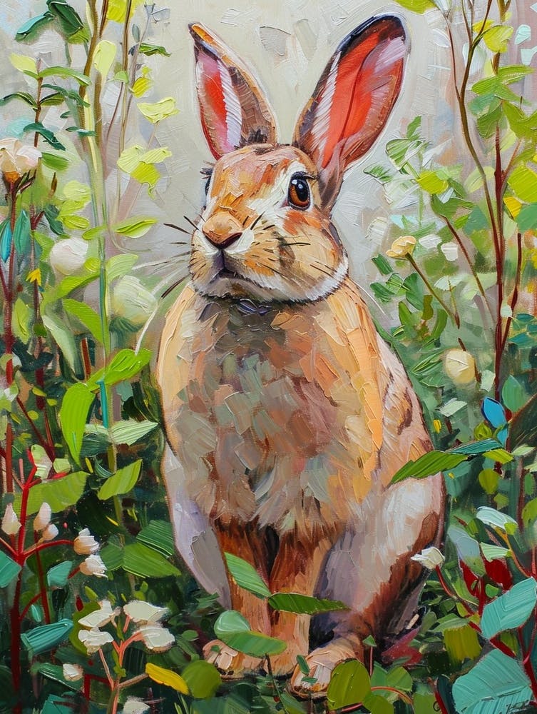 Thrianta Rabbit Painting 1