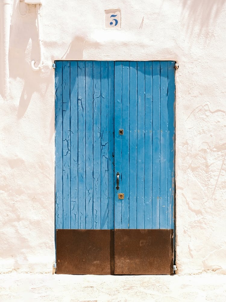 Blaue Tür Nr. 3 // Ibiza Reisefotografie