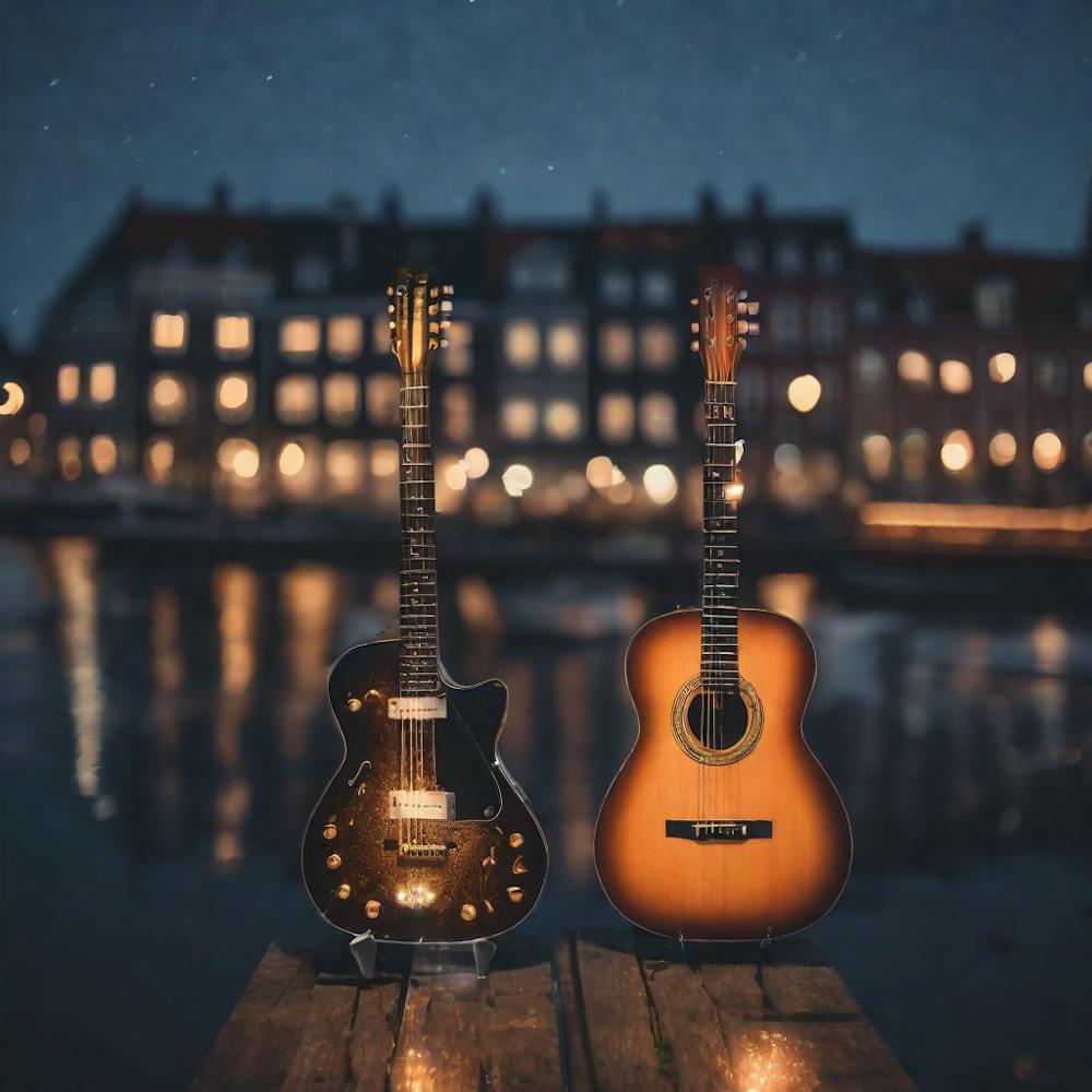 Nighttime Copenhagen Guitars (3)