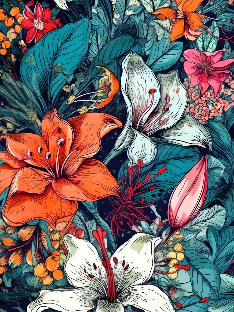 Floral Wallpaper flowers nature
