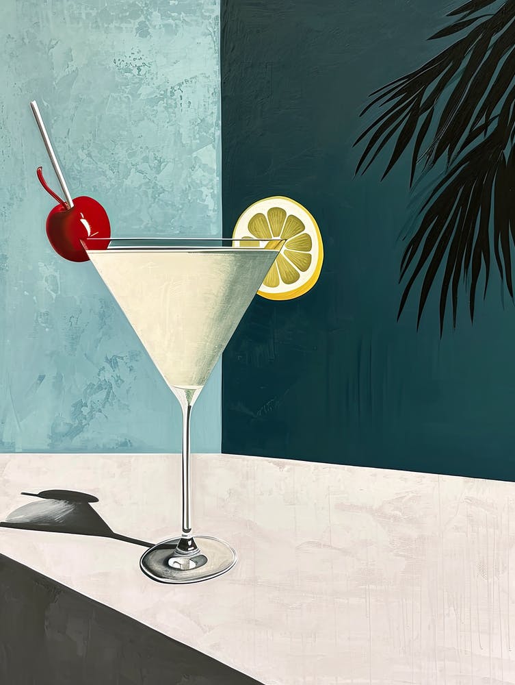 Cocktail Kaleidoscope: Palette du Milieu du Siècle