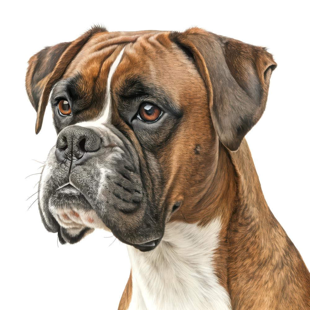 Boxer Dog Portrait