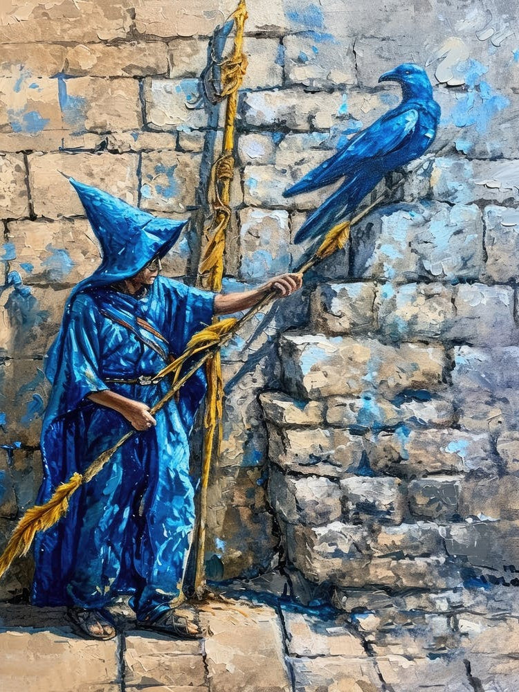 Blue Wizard and Blue Raven