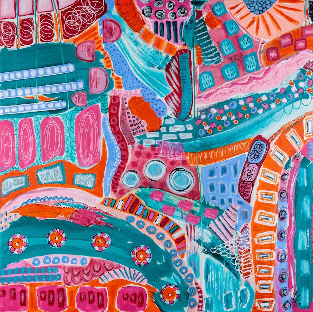 Metropolis Abstract Painting