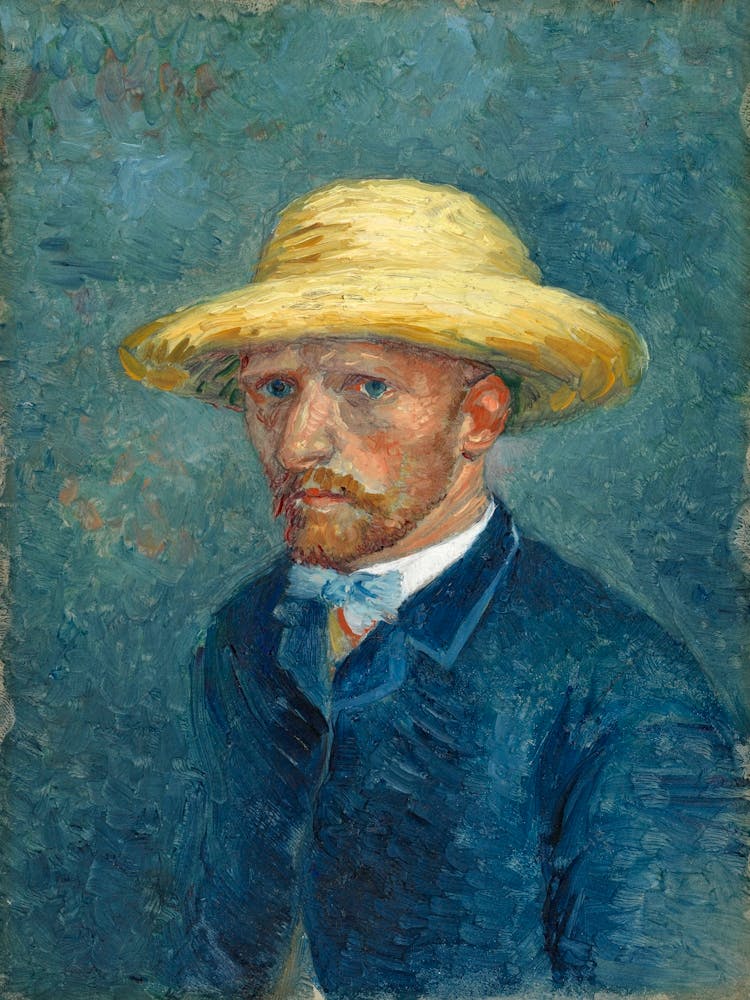 Portrait Of Theo Van Gogh (1887), Vincent Van Gogh, Vincent Van Gogh