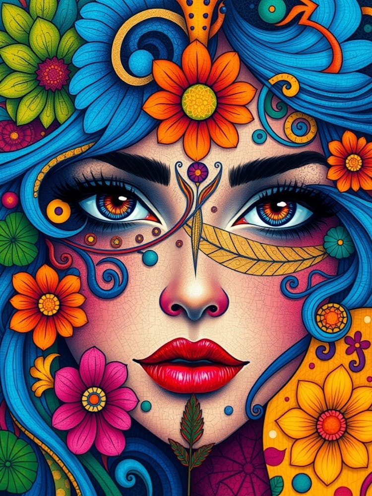 Flux Schnell Artistic Portrait Photography Of A Vibrant And Co 2