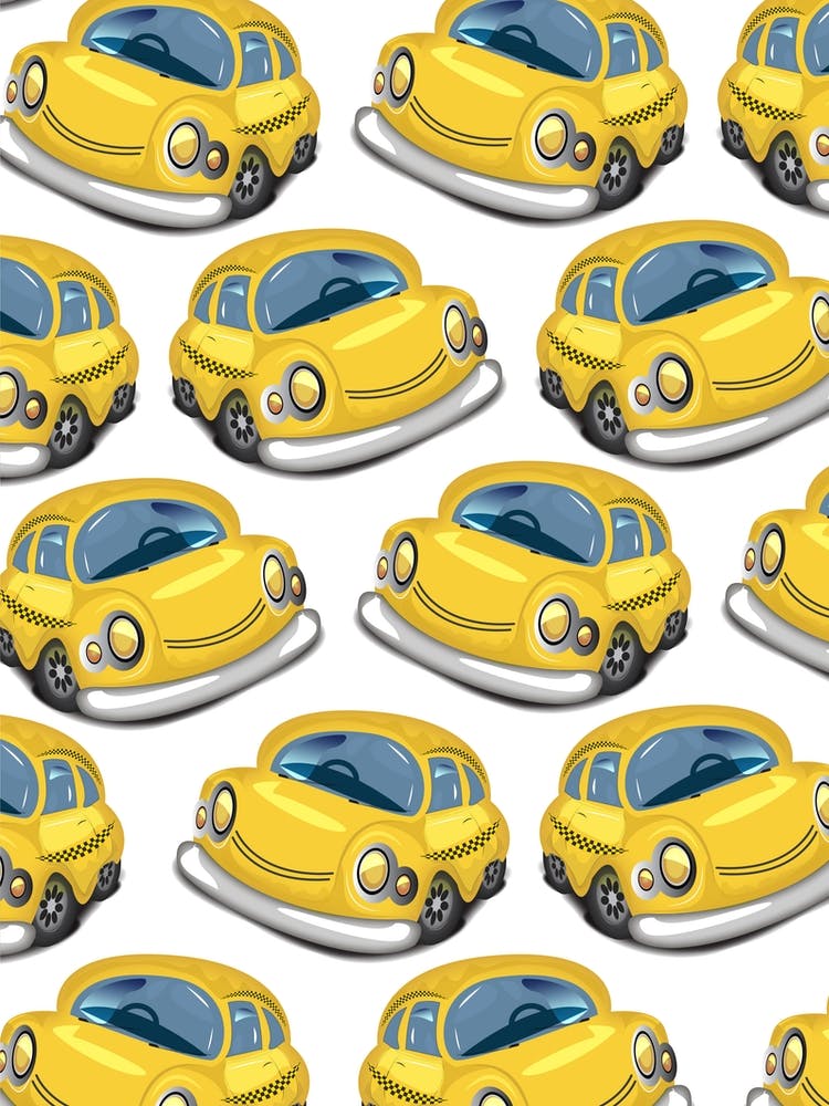 Muster Gelber Taxis