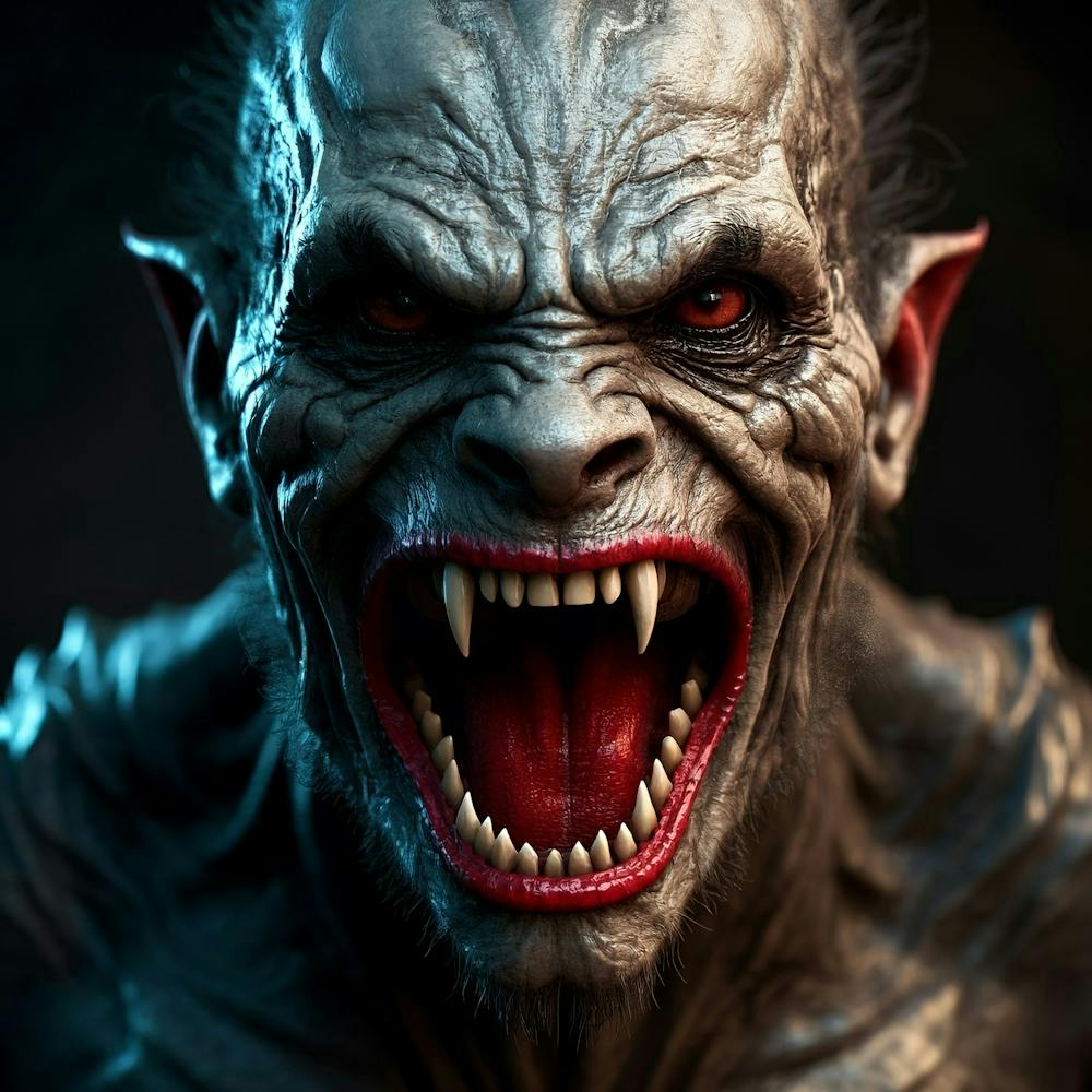 Demon With Fangs