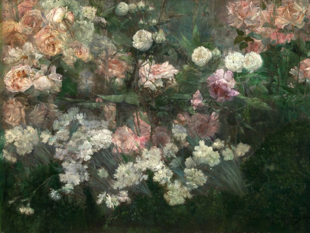Vintage Painting Roses