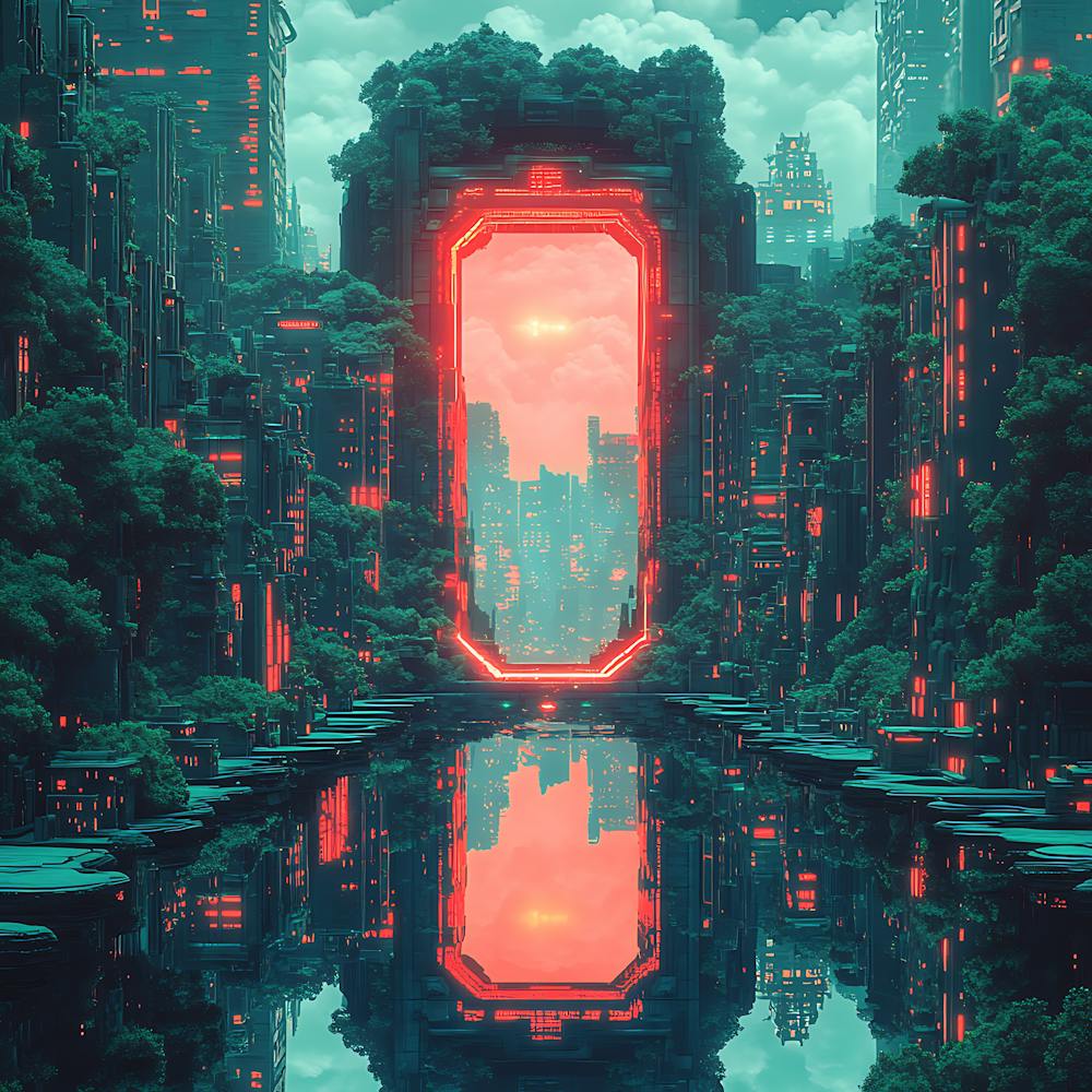 Alien Jungle Meets Future City