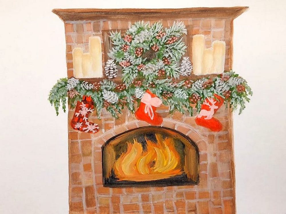 Weihnachtskamin
