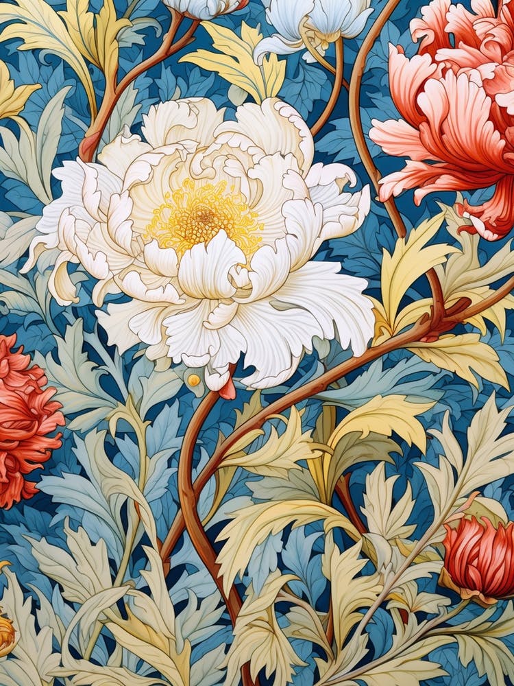 William Morris Peonies 2