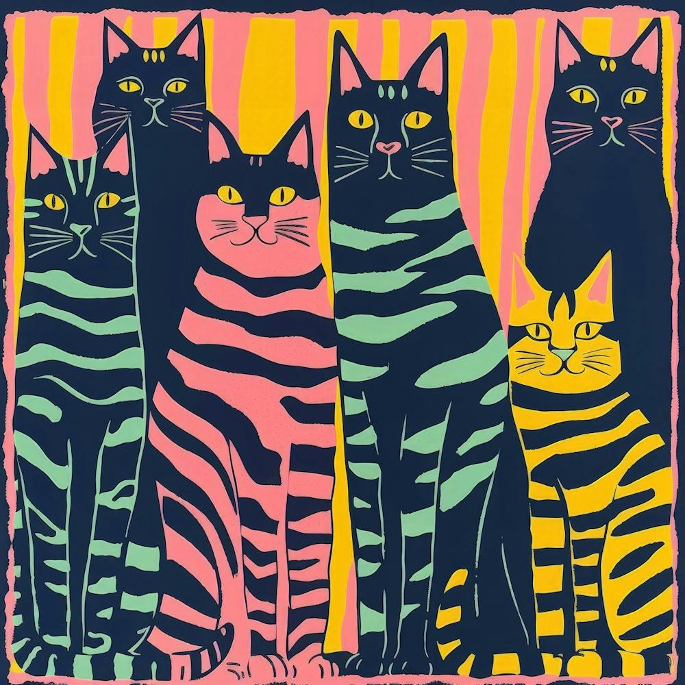 Cats In A Row
