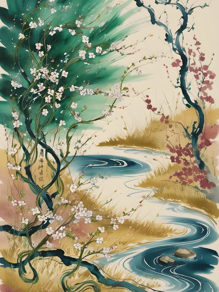Asian Cherry Blossoms 1