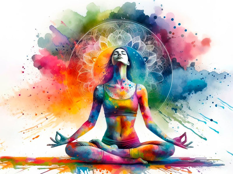 Woman In Yoga Pose