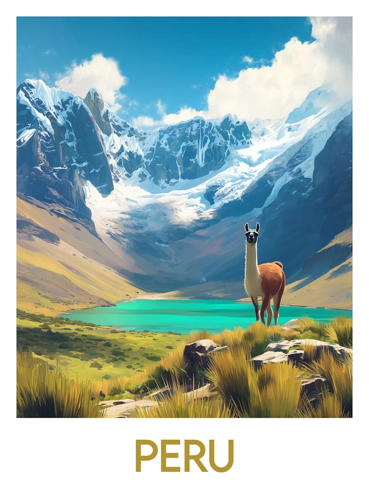 Affiche de voyage Peru