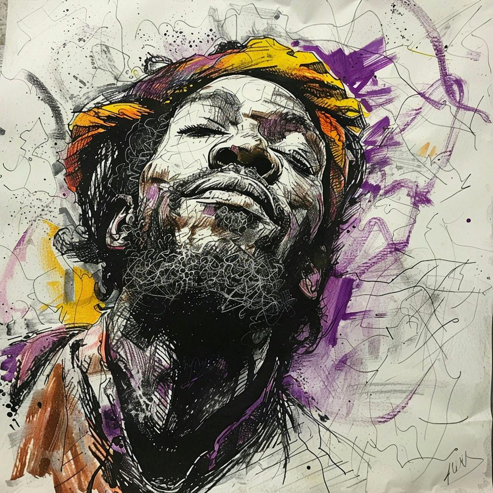 Rastafari Jamaican Reggae Musician