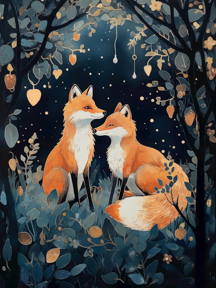 Renards dans la Forêt 3