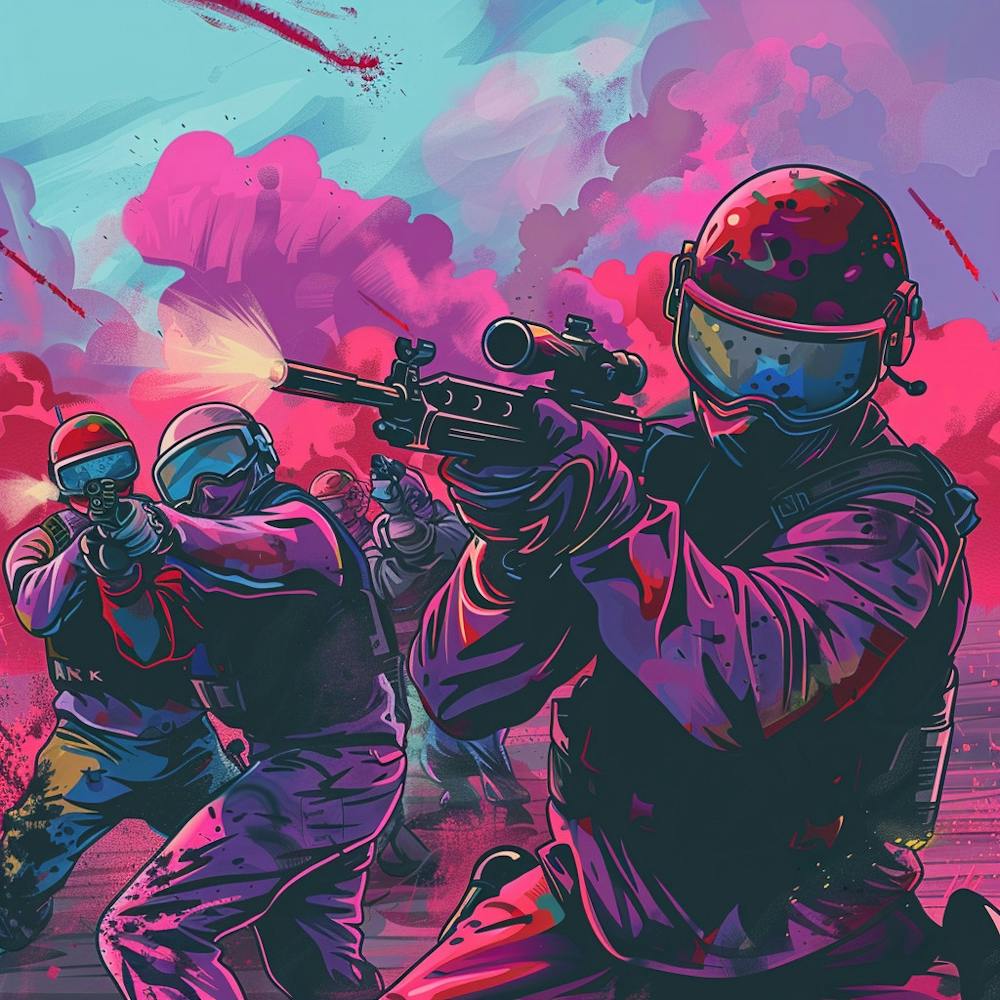 Paintball Painting