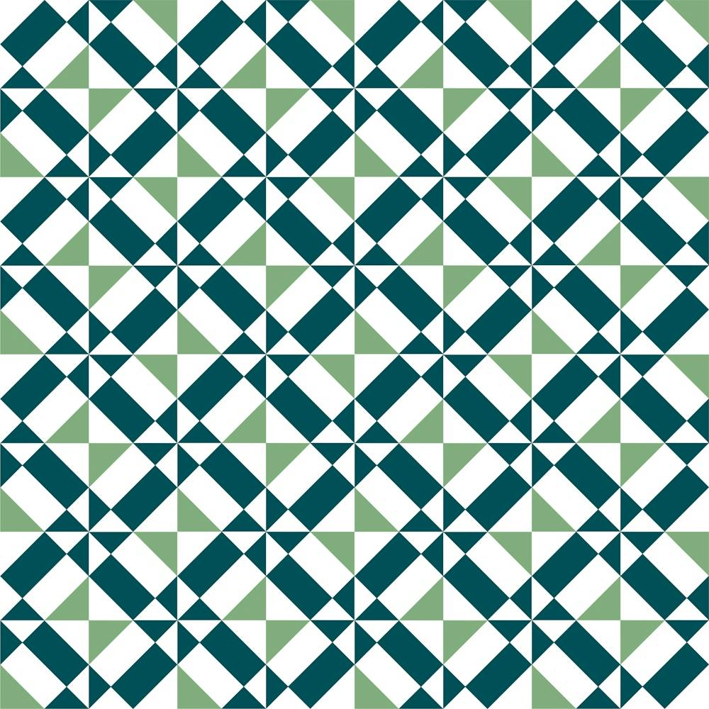 Classic Green Azulejo Wall